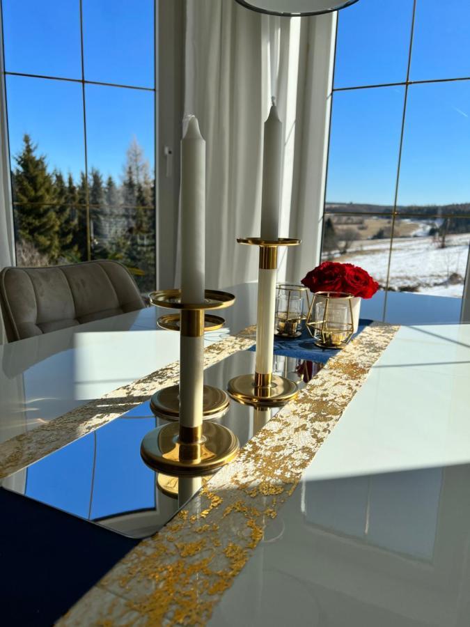 Luxus Ferienhaus Erzgebirge In Alleinlage Altenberg  Exteriér fotografie