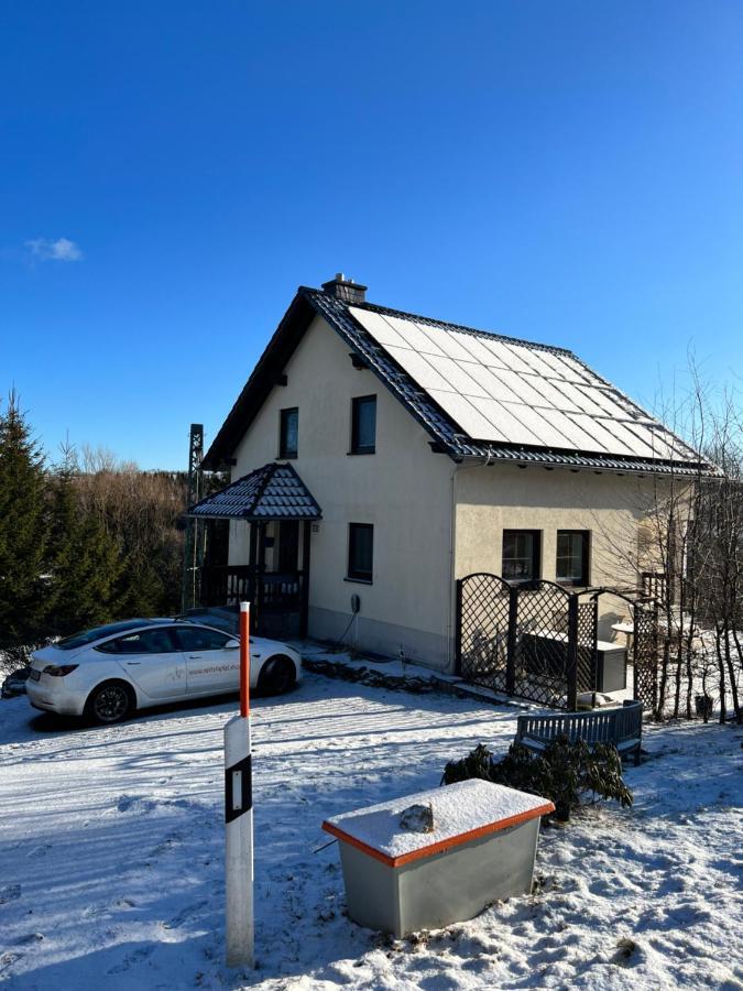 Luxus Ferienhaus Erzgebirge In Alleinlage Altenberg  Exteriér fotografie